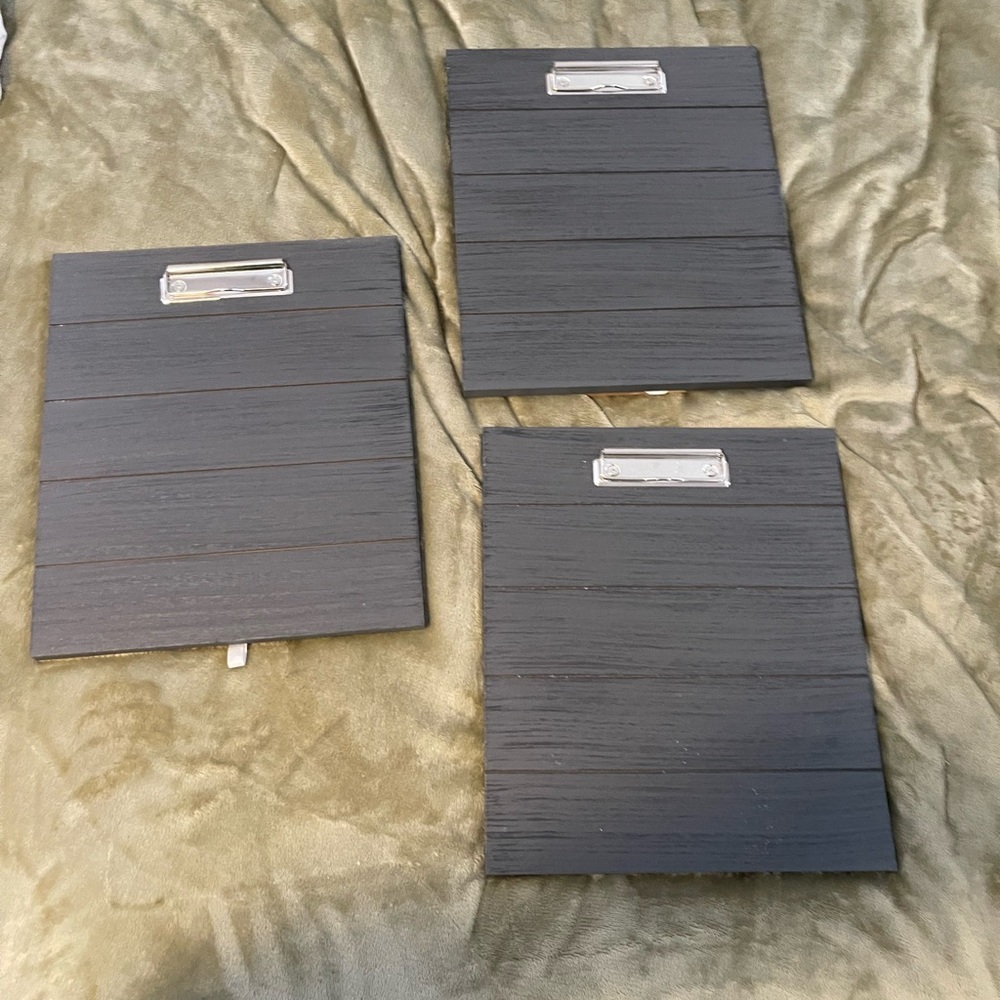 Set of three 8x10 picture frames